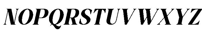 Actrist Stylish Bold Italic Font UPPERCASE