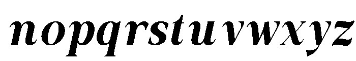 Actrist Stylish Bold Italic Font LOWERCASE