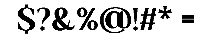 Actrist Stylish Bold Font OTHER CHARS