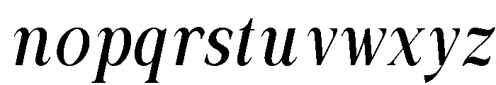 Actrist Stylish Italic Font LOWERCASE
