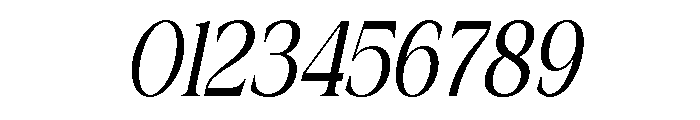Actrist Stylish Light Italic Font OTHER CHARS