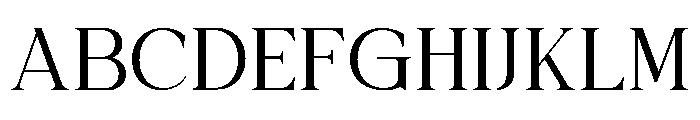 Actrist Stylish Light Font UPPERCASE