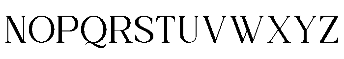 Actrist Stylish Light Font UPPERCASE