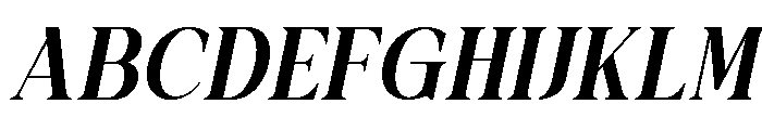 Actrist Stylish Medium Italic Font UPPERCASE