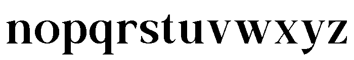 Actrist Stylish Medium Font LOWERCASE