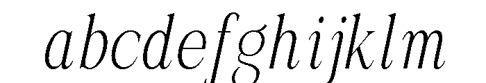 Actrist Stylish Thin Italic FONT
