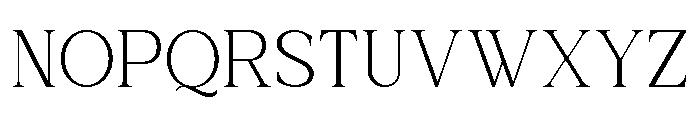Actrist Stylish Thin Font UPPERCASE