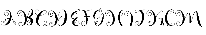 Actualy Christmas Font UPPERCASE