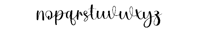 Actualy Font LOWERCASE