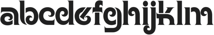 ACCESSIBLE CHARACTER Bold otf (700) Font LOWERCASE