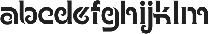 ACCESSIBLE CHARACTER Regular otf (400) Font LOWERCASE
