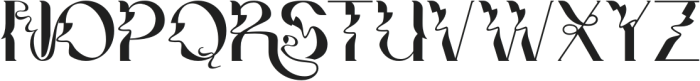 ACROSS BORDERS REGULAR otf (400) Font UPPERCASE