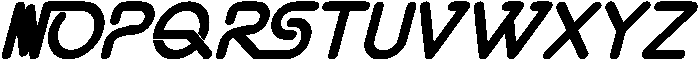 ACROSS REALITIES BOLD ITALIC otf (700) Font UPPERCASE
