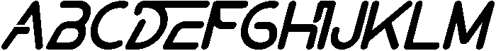ACROSS REALITIES REGULAR ITALIC otf (400) Font UPPERCASE