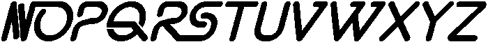 ACROSS REALITIES REGULAR ITALIC otf (400) Font UPPERCASE