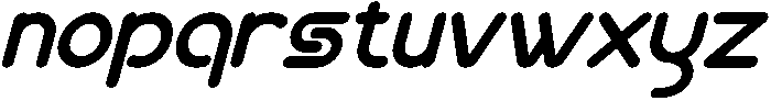 ACROSS REALITIES REGULAR ITALIC otf (400) Font LOWERCASE