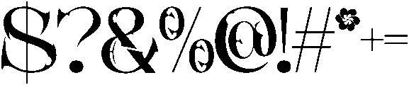 ACROSS Regular otf (400) Font OTHER CHARS