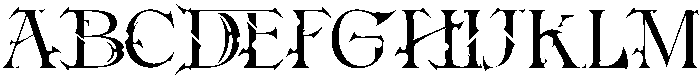 ACROSS Regular otf (400) Font UPPERCASE