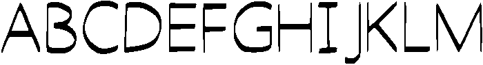 Acacia Regular otf (400) Font UPPERCASE