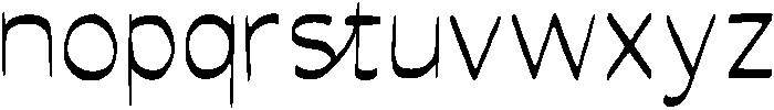 Acacia Regular otf (400) Font LOWERCASE