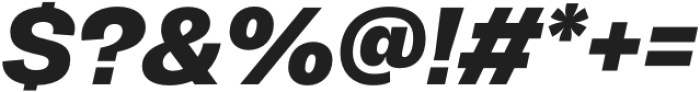 Acaraje Bold Italic otf (700) Font OTHER CHARS