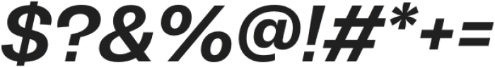 Acaraje Medium Italic otf (500) Font OTHER CHARS