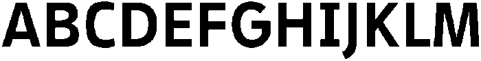 Accessibility Font Headline otf (400) Font UPPERCASE
