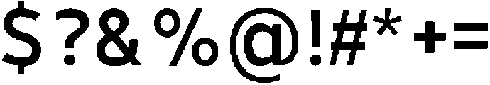 Accessibility Font Medium otf (500) Font OTHER CHARS
