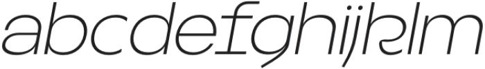 Accio Extralight Italic otf (200) Font LOWERCASE