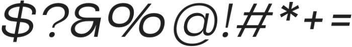 Accio Regular Italic otf (400) Font OTHER CHARS