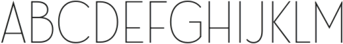 Ace Sans Thin Condensed ttf (100) Font LOWERCASE