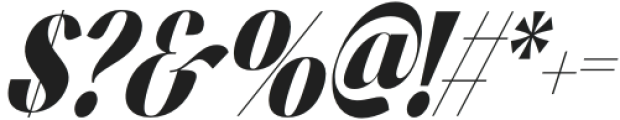 Acedian Italic otf (400) Font OTHER CHARS