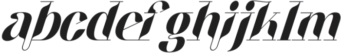 Acedian Italic otf (400) Font LOWERCASE