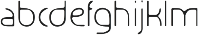 AcelinaBlur-Regular otf (400) Font LOWERCASE