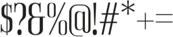 Acelon-Regular otf (400) Font OTHER CHARS