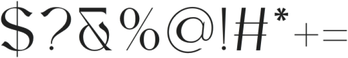 Acheria Regular otf (400) Font OTHER CHARS