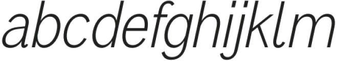 Achiello Italic otf (400) Font LOWERCASE