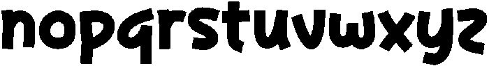 Achiko Regular otf (400) Font LOWERCASE