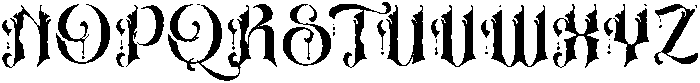 Achimeng Rough otf (400) Font UPPERCASE