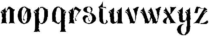 Achimeng Rough otf (400) Font LOWERCASE