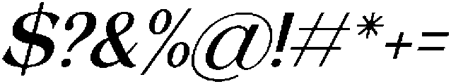 AchromaEditorial-Italic otf (400) Font OTHER CHARS