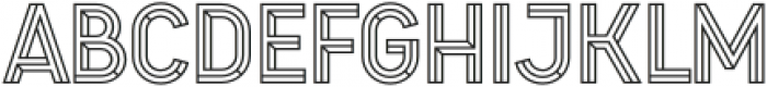 Achtung SVG Four otf (400) Font UPPERCASE