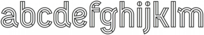 Achtung SVG Four otf (400) Font LOWERCASE