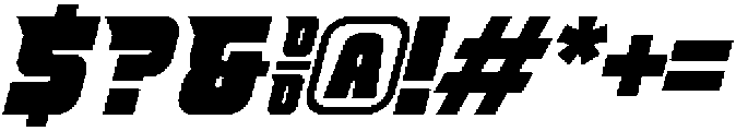 Acids Urban Italic Italic otf (400) Font OTHER CHARS