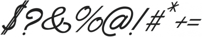 Aciella Script Italic otf (400) Font OTHER CHARS