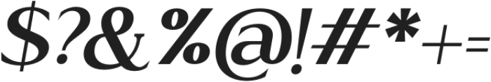 Acosta Italic Extra Bold Italic otf (700) Font OTHER CHARS