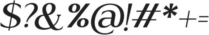 Acosta Italic Semi Bold Italic otf (600) Font OTHER CHARS