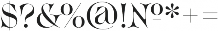Acris Serif Bold otf (700) Font OTHER CHARS
