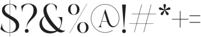 Acros Regular otf (400) Font OTHER CHARS