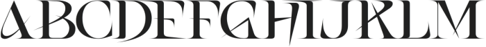 Across Corner Bold otf (700) Font UPPERCASE